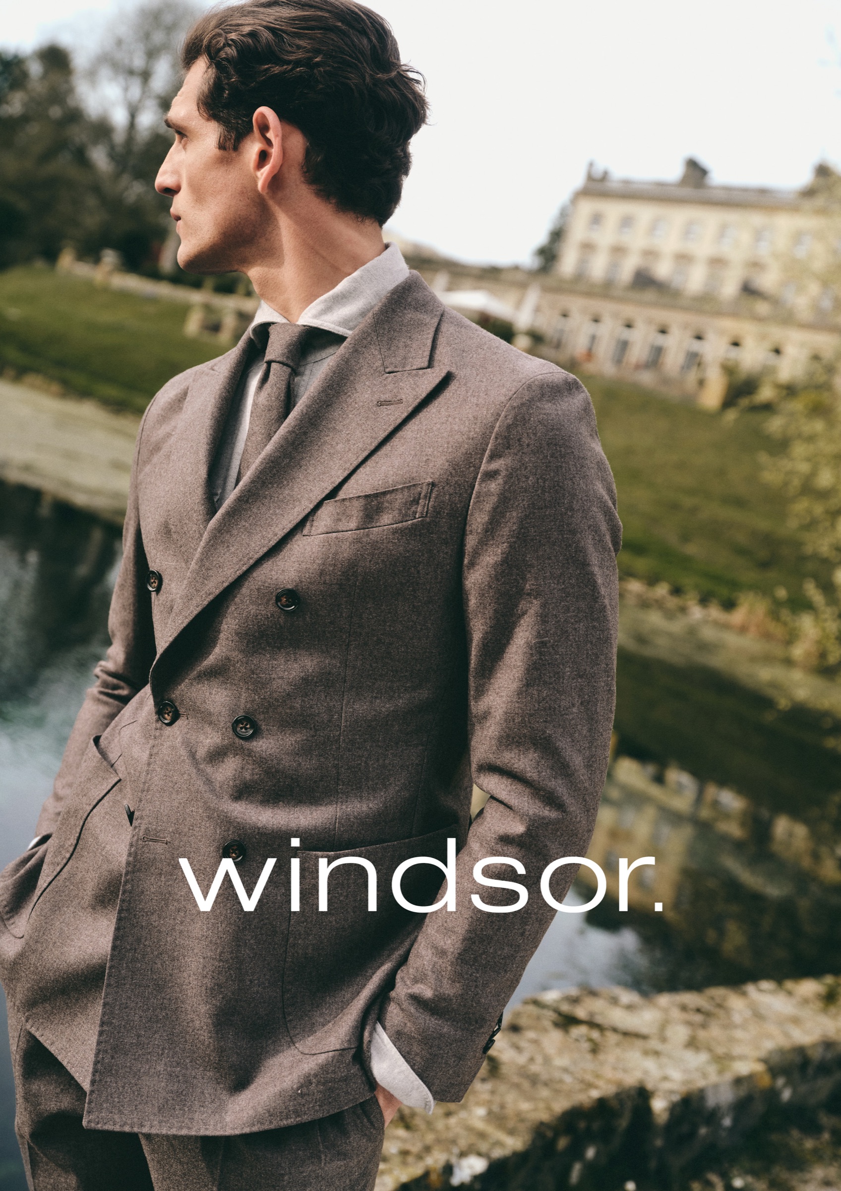 windsor Herbst/Winter 2026 Kampagne, Look 1 (Hochformat) – Modehaus HALBACH Bad Homburg